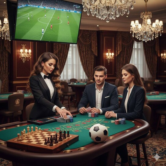 丰华轩棋牌 对弈场景